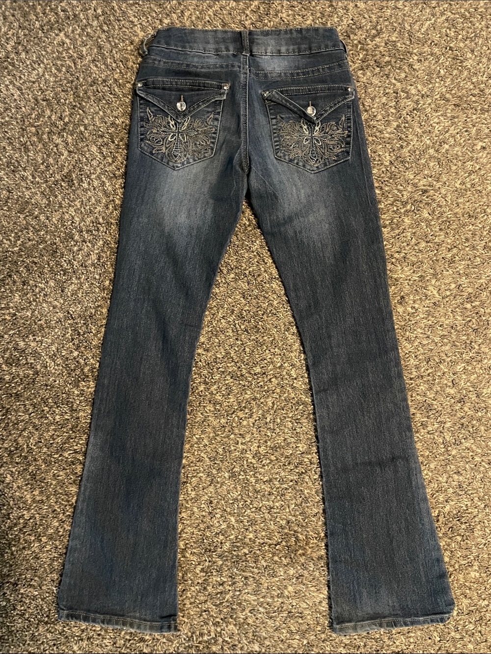 Low Rise Boot Cut Jeans - Picture 3 of 6